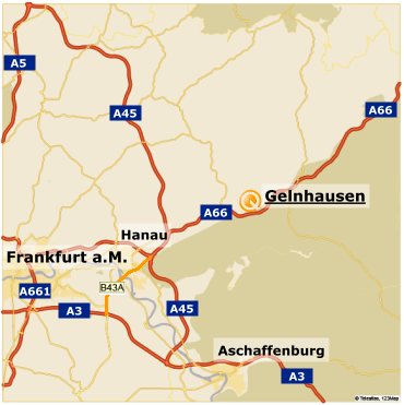 Anfahrt &uuml;ber Autobahn