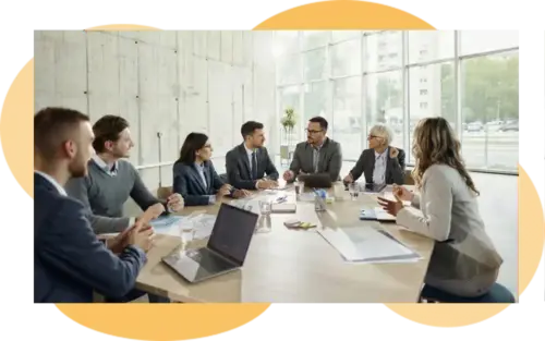Zusammen im Team arbeiten