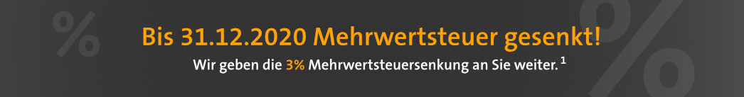 Mwst senkung 2020 hoch1 Wir geben die Mehrwertsteuersenkung an Sie weiter