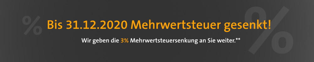 Mwst senkung 2020 Wir geben die Mehrwertsteuersenkung an Sie weiter!