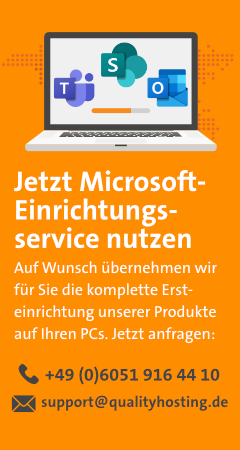 Microsoft Einrichtungsservice mobil