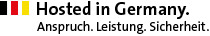 Hosted in Germany